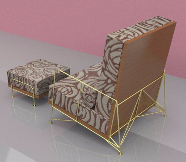 RAYSTUDIOhome - SIXTIES armchair limited edition 2019.  © copyright RAYSTUDIO 2019