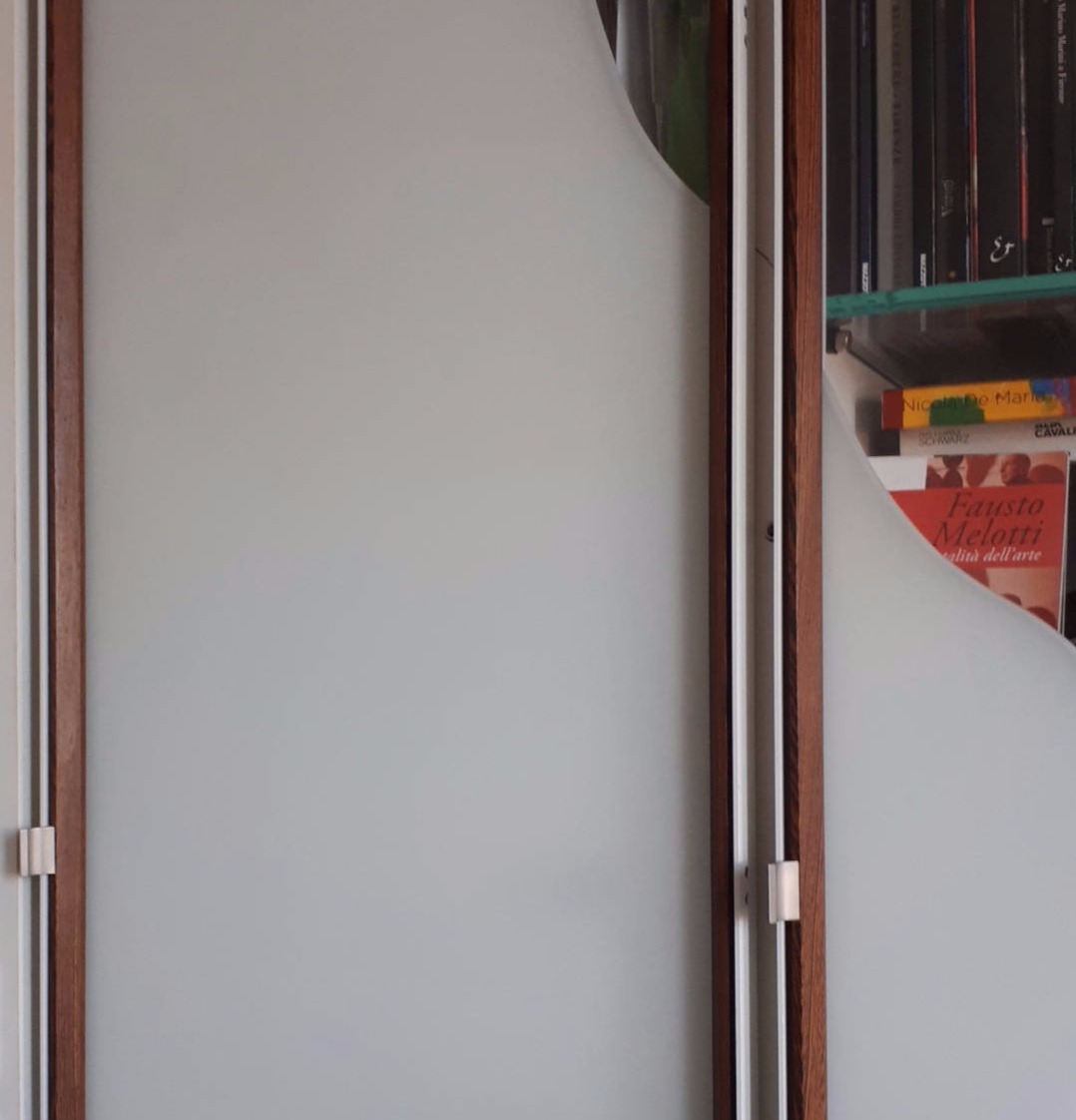 Tailored project. Custom made bookcase. Private client. Italy